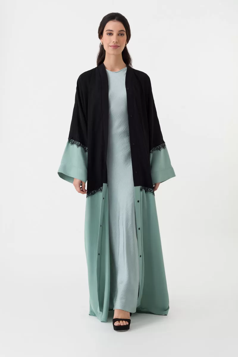 Mint Green Abaya