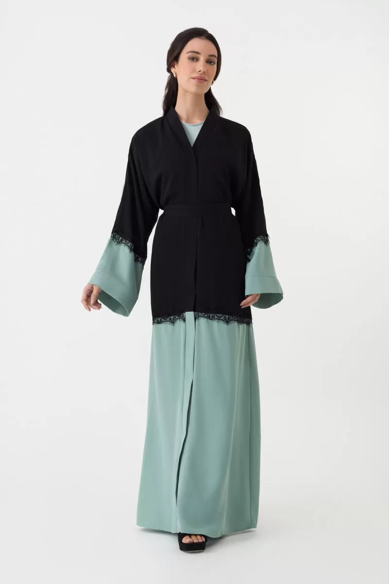 Mint Green Abaya