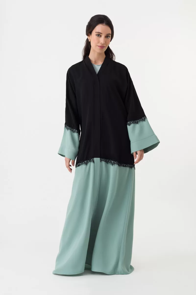 Mint Green Abaya