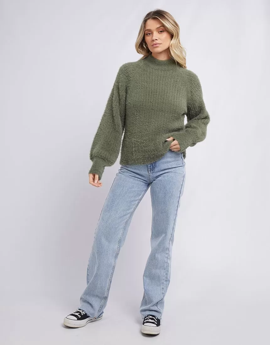 Missy Oversized Knit (Khaki)