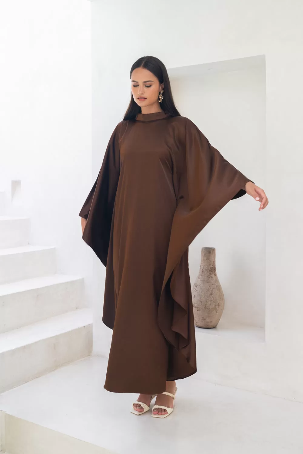 Mocha Veil Kaftan