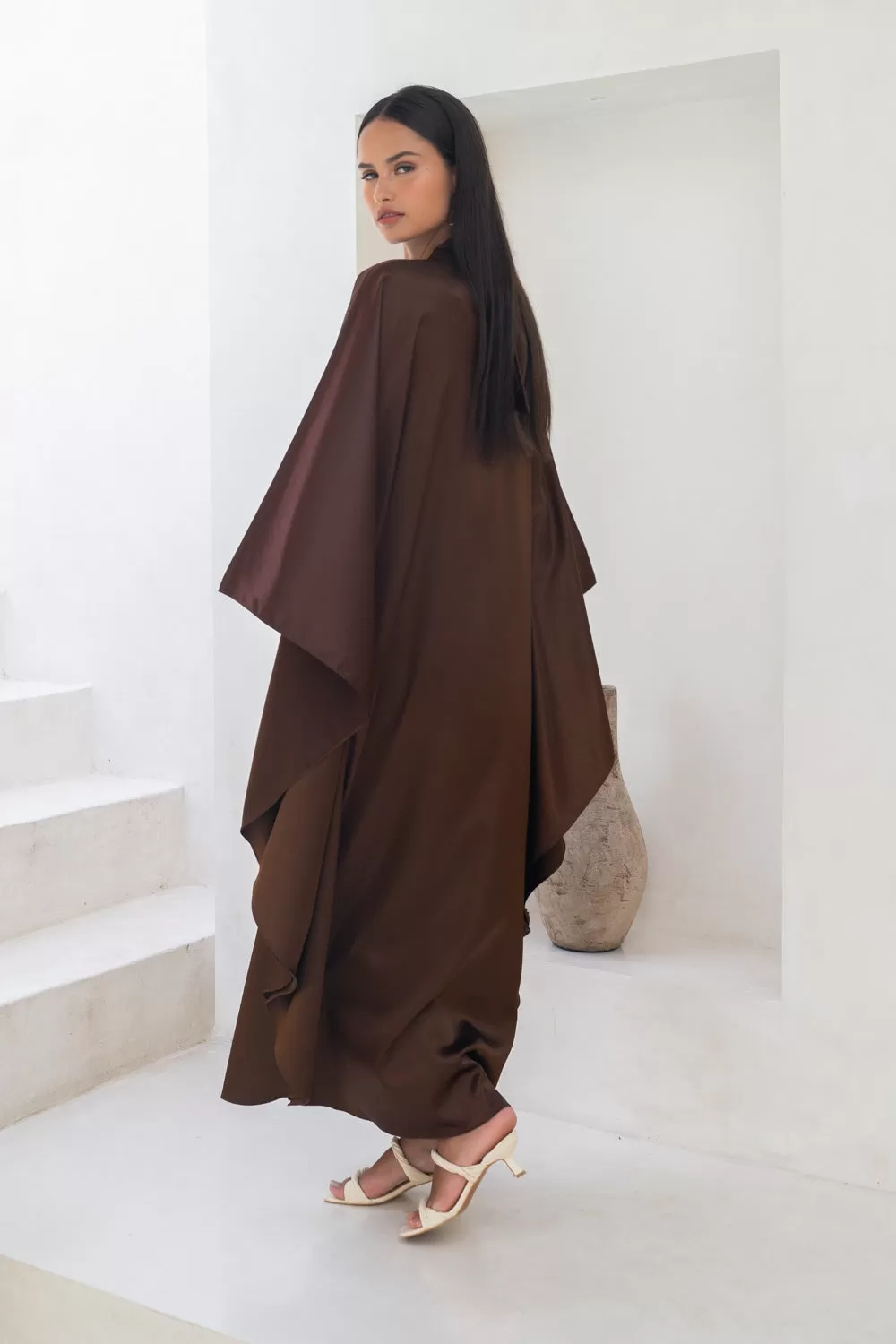 Mocha Veil Kaftan