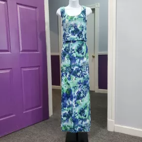 Nina Leonard Maxi Dress Small