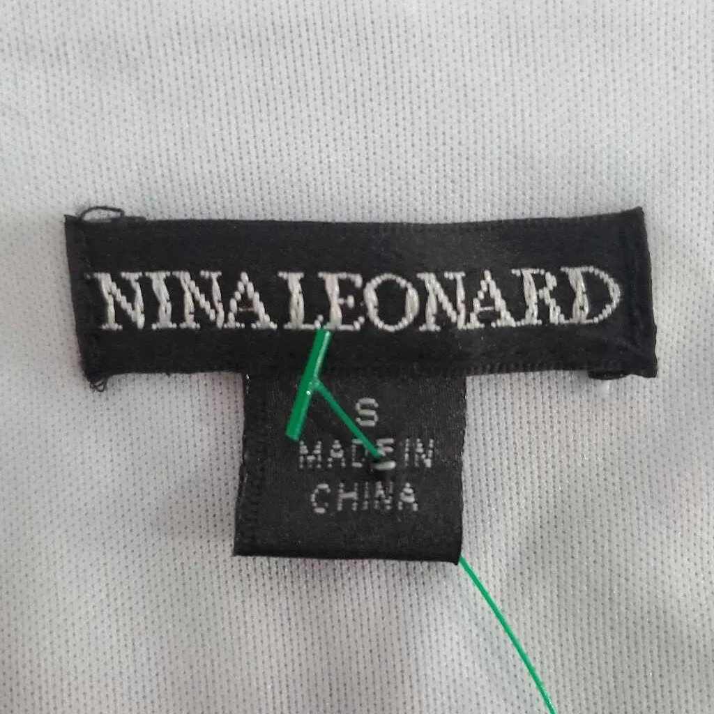 Nina Leonard Maxi Dress Small