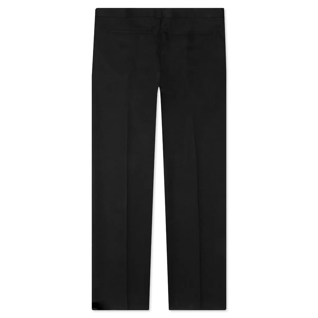 No Side Seam Trousers - Black