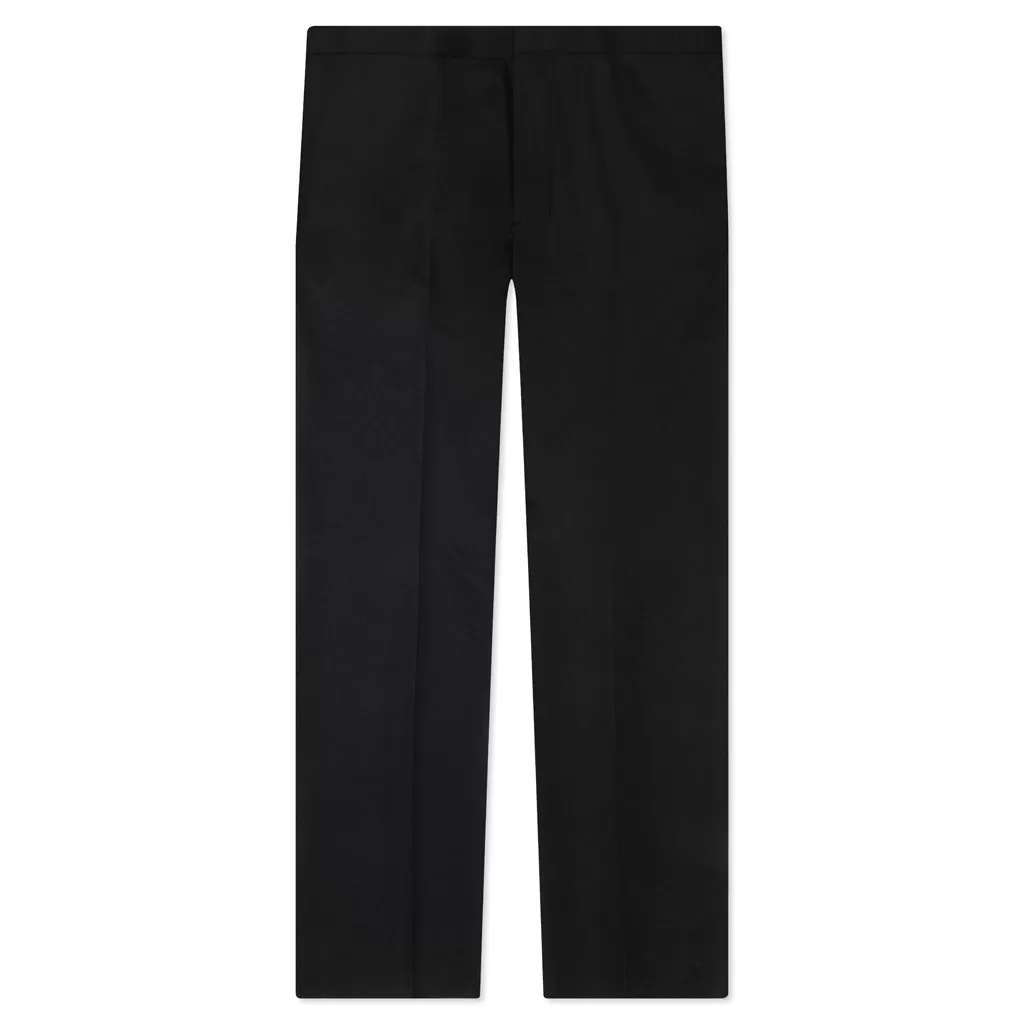 No Side Seam Trousers - Black