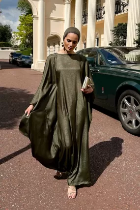 Olive Drape Kaftan