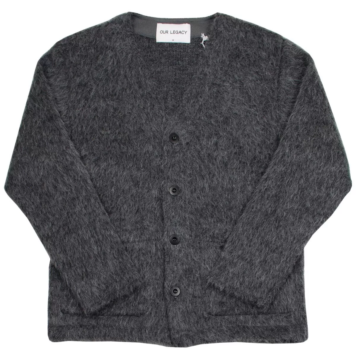 Our Legacy SPLASH - Cardigan - Grey Fuzz