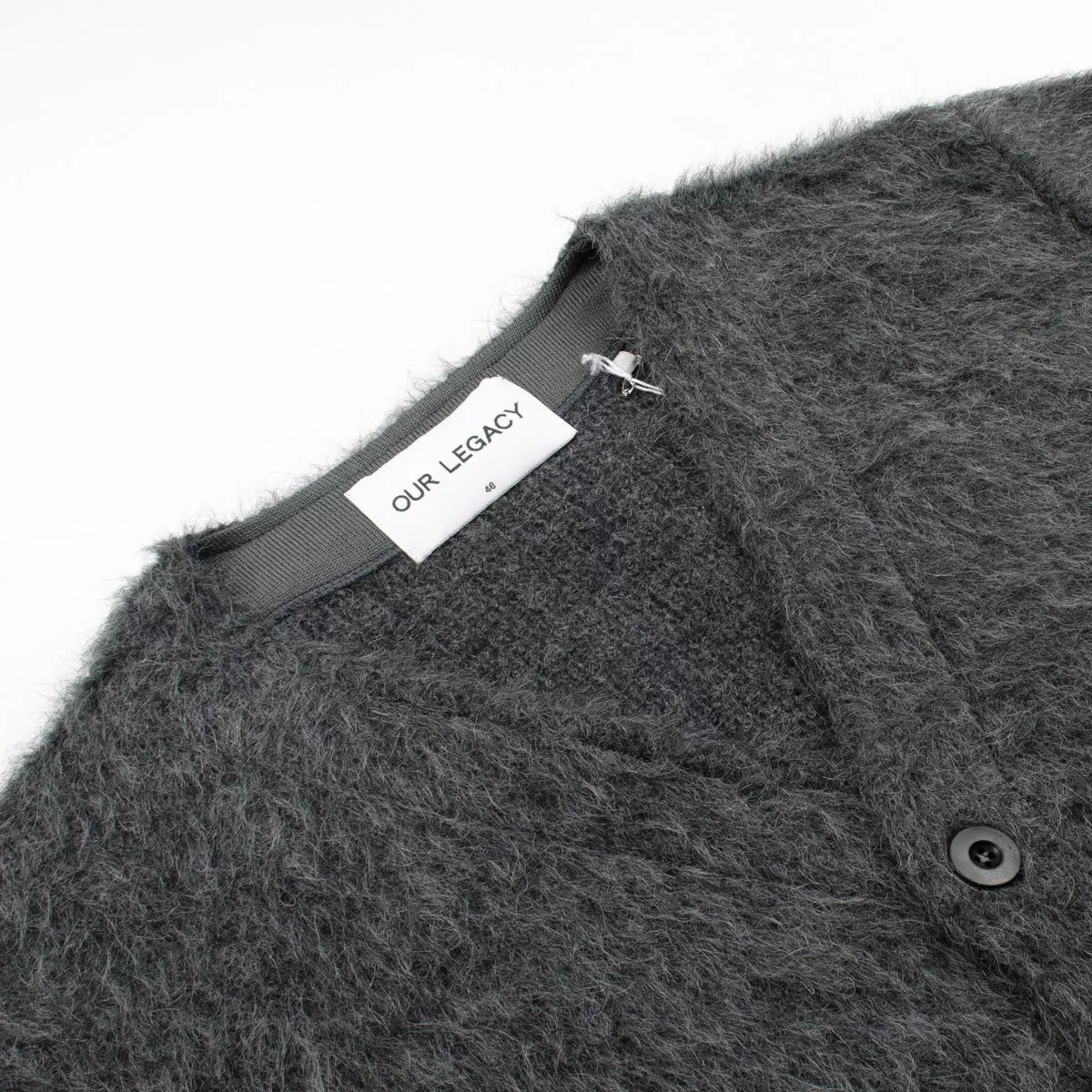 Our Legacy SPLASH - Cardigan - Grey Fuzz