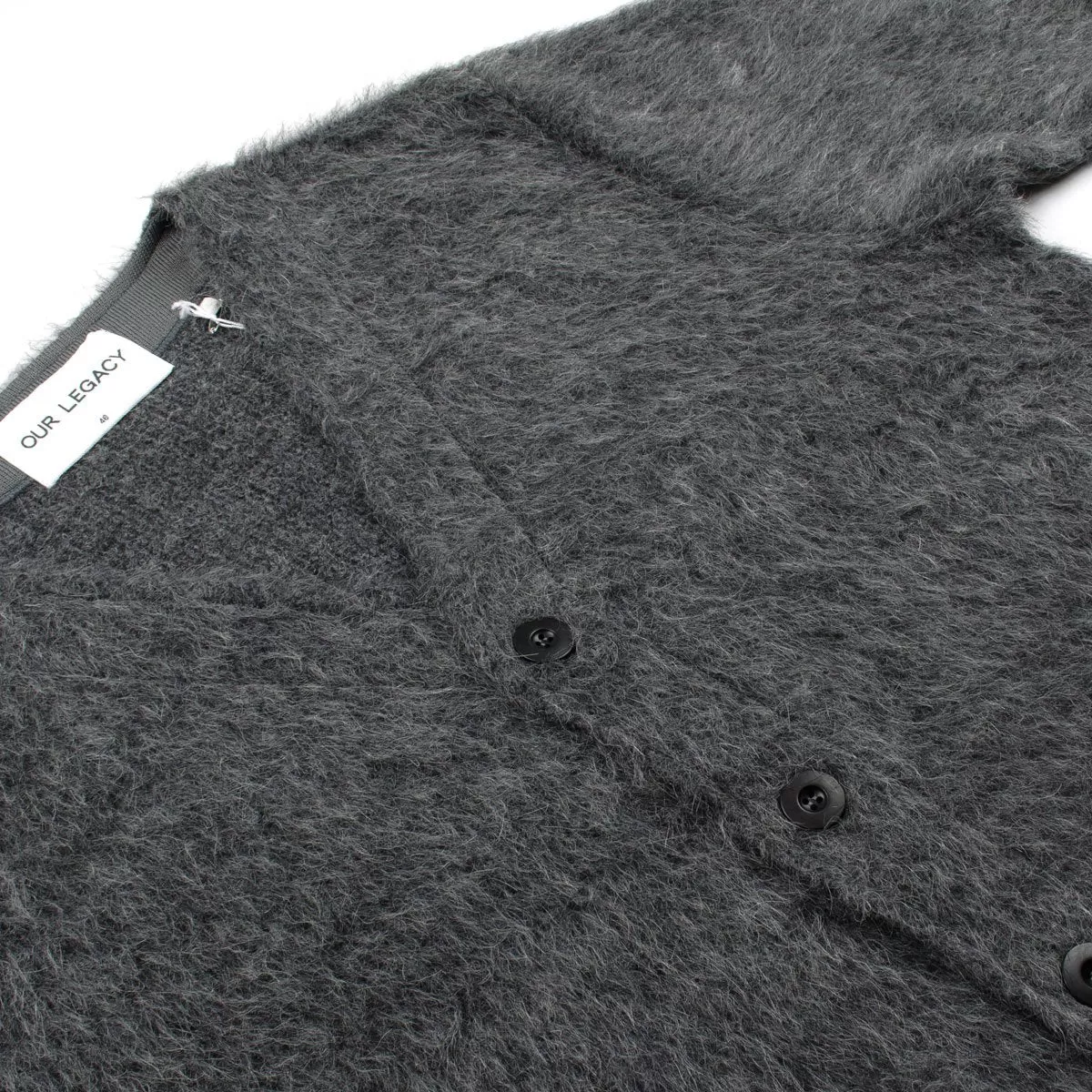 Our Legacy SPLASH - Cardigan - Grey Fuzz