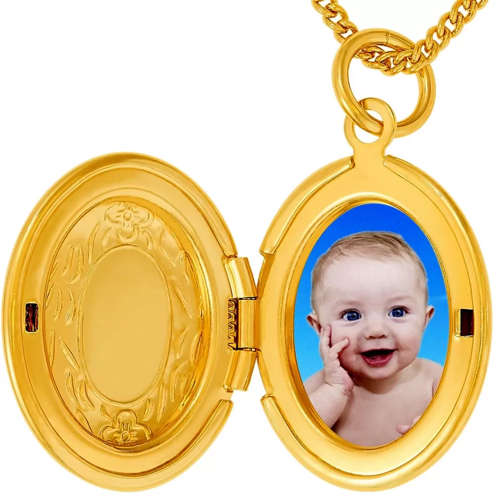 Oval Gold Plated Locket