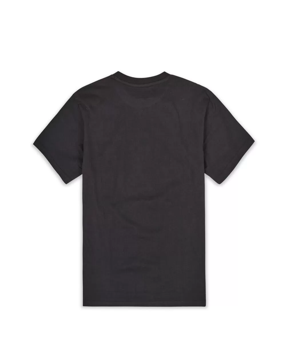 Paisley Block Tee (Black) /D16