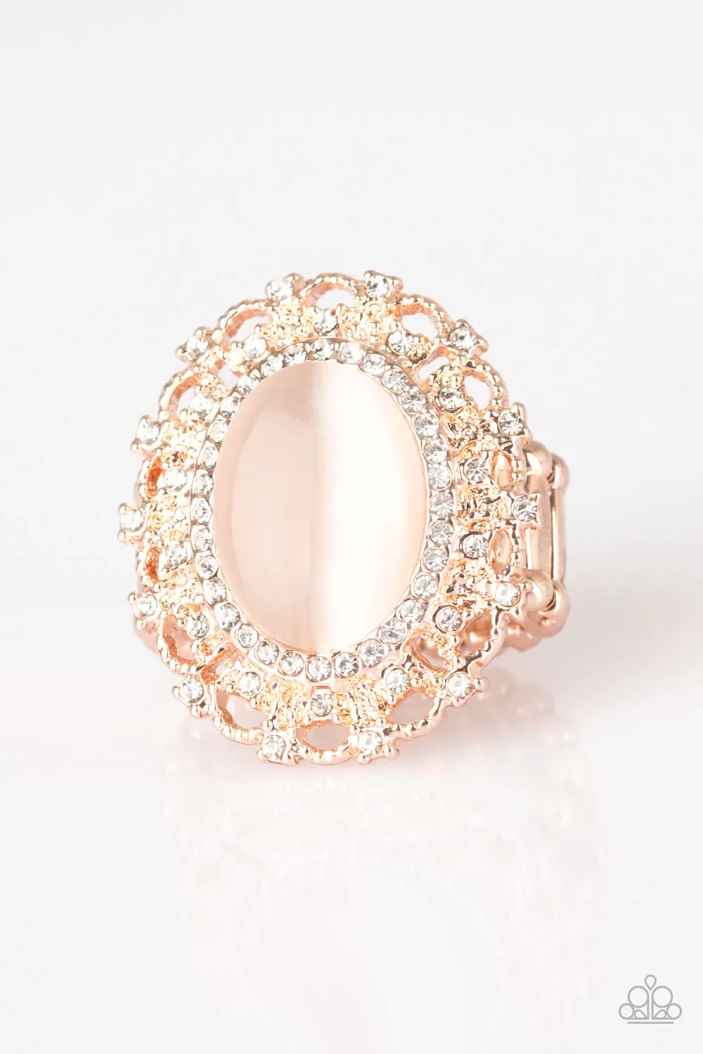 Paparazzi BAROQUE The Spell - Rose Gold Ring