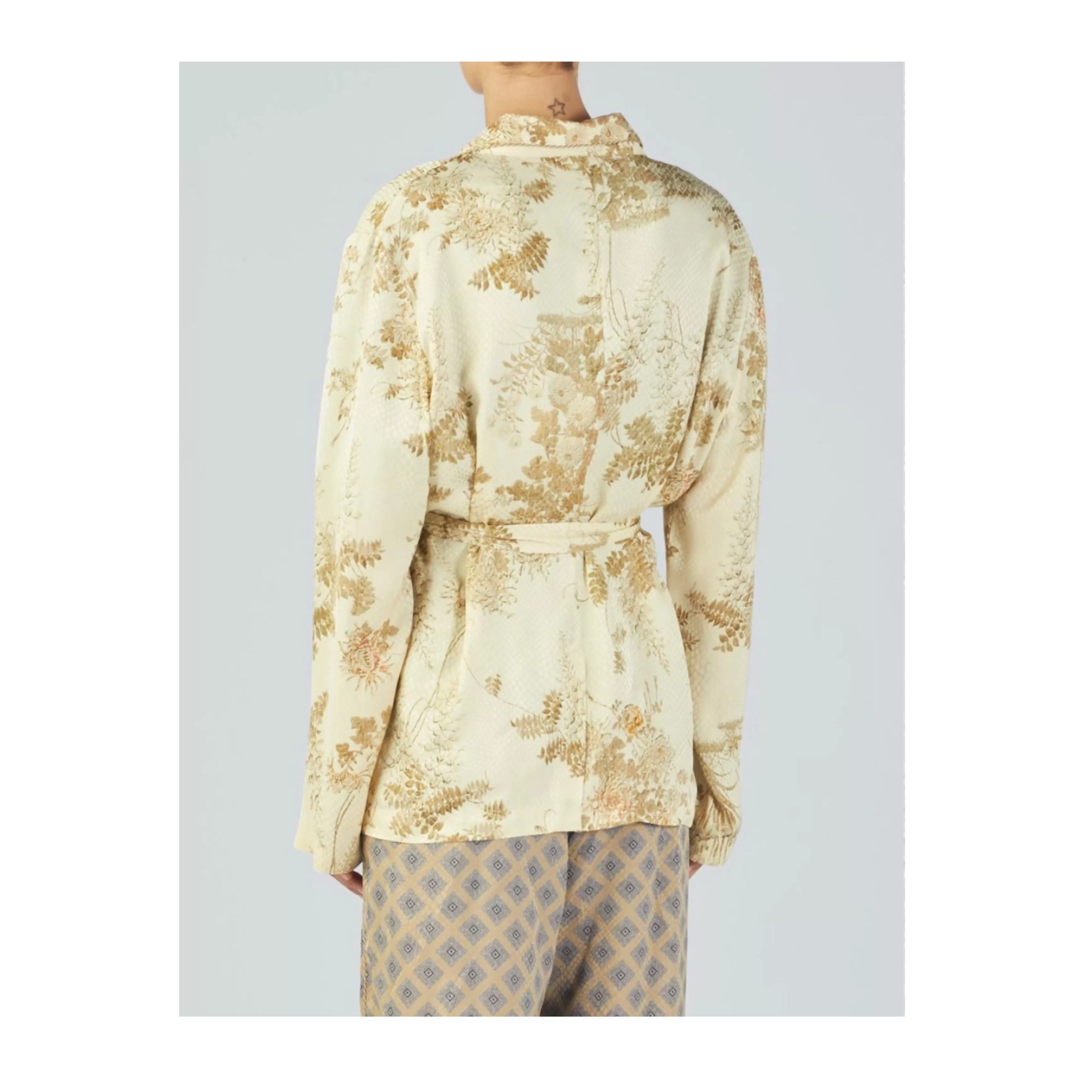 PEONIA WRAP SHIRT