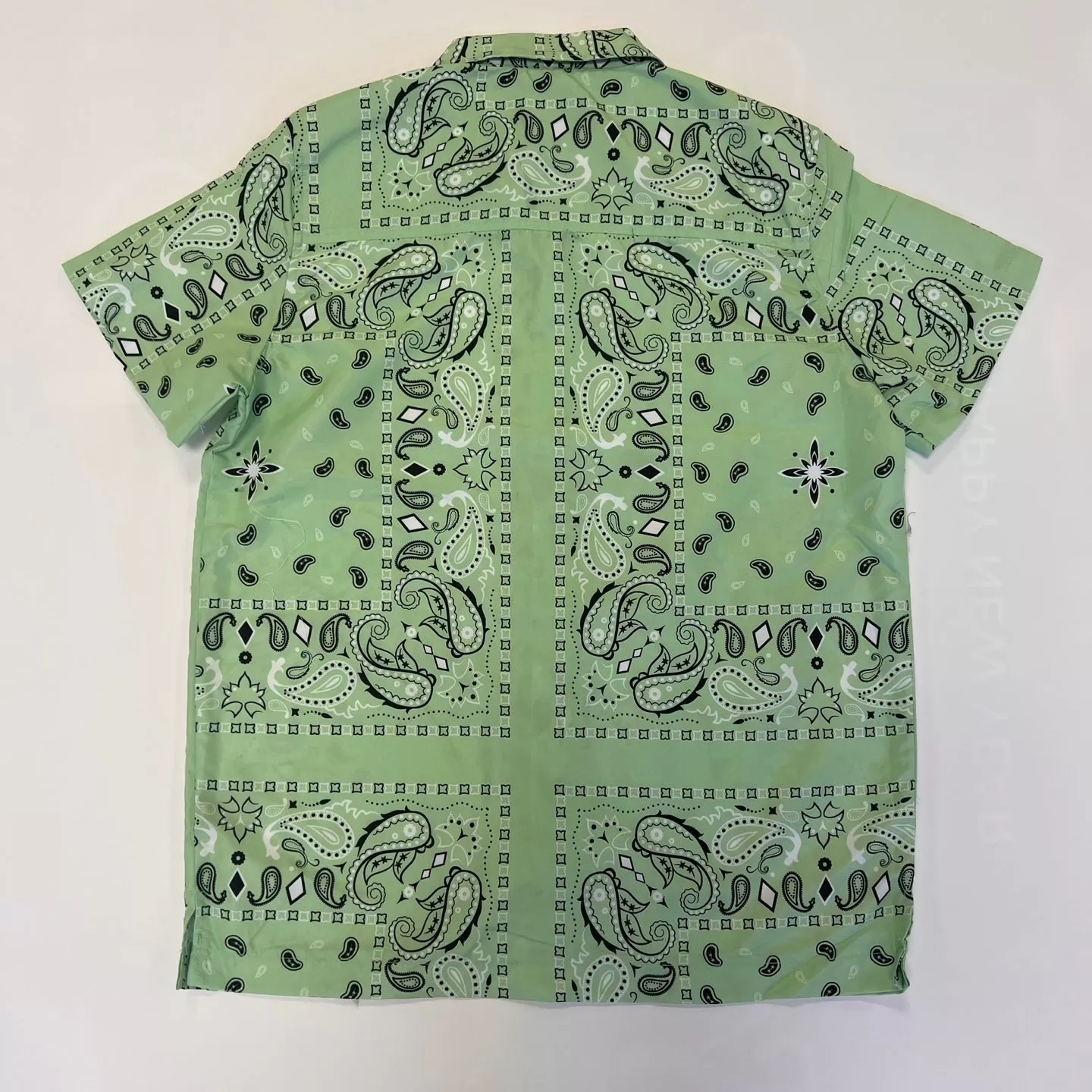 PJ MARK Men Short Sleeve Woven Shirts - Green