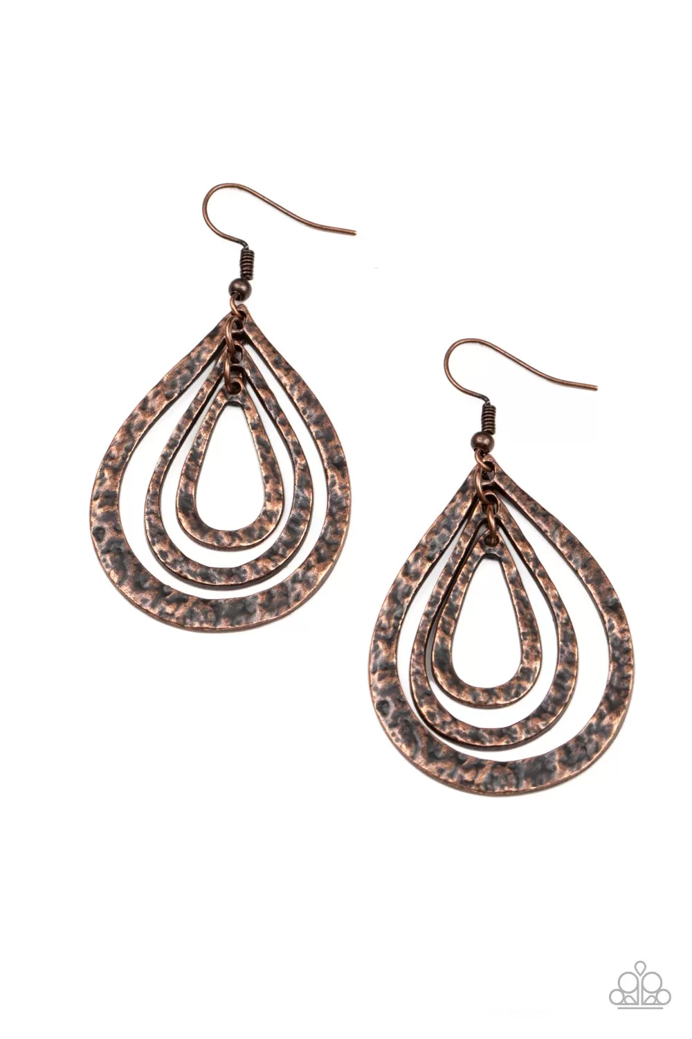 Plains Pathfinder - Copper Paparazzi Earrings