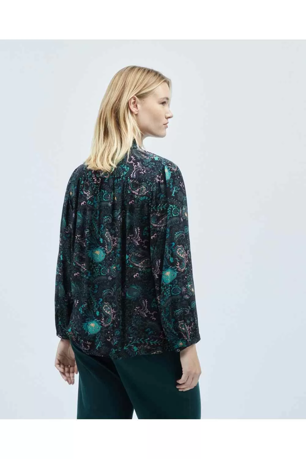 Print Paisleys Blouse