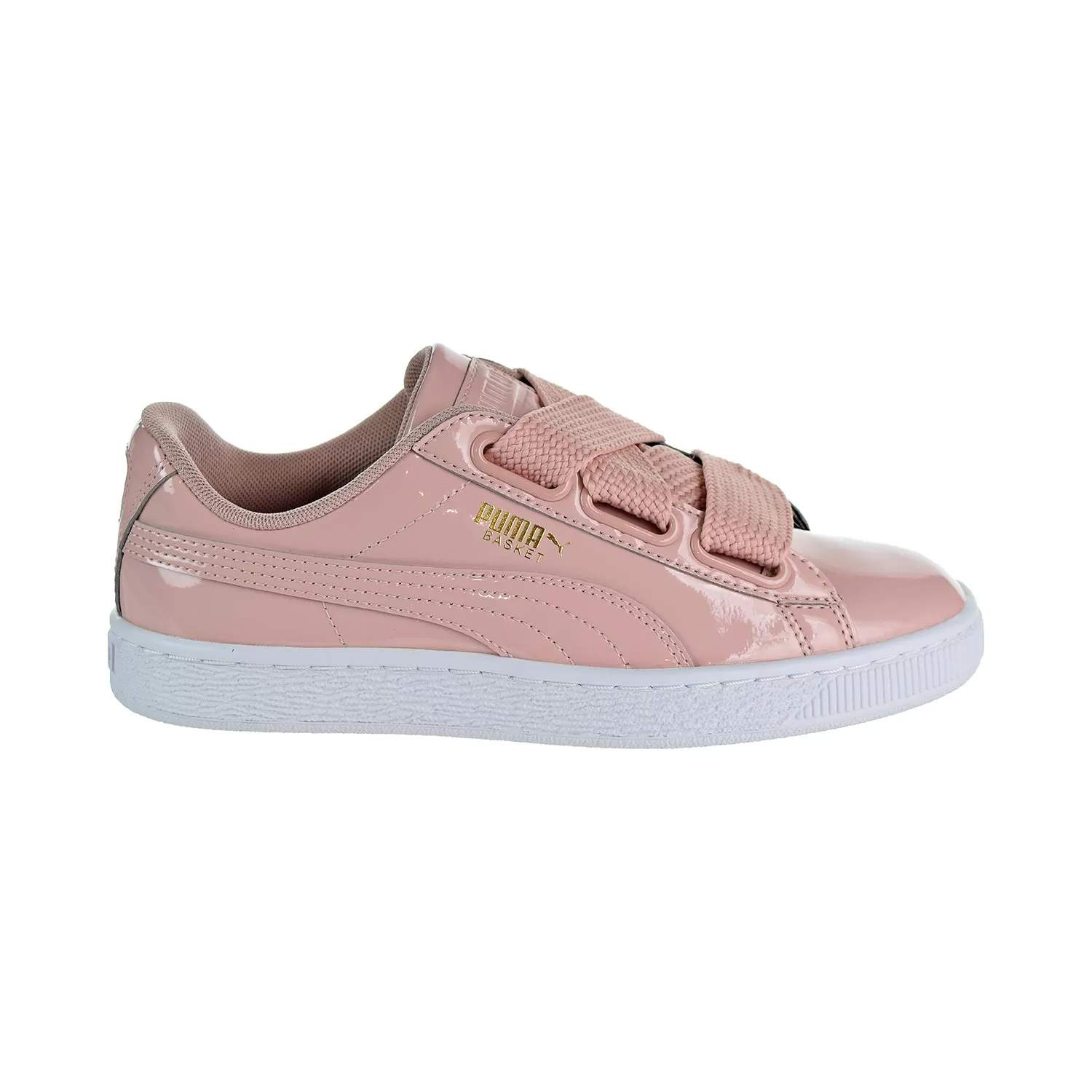 Puma Basket Heart Women's Shoes Peach Beige