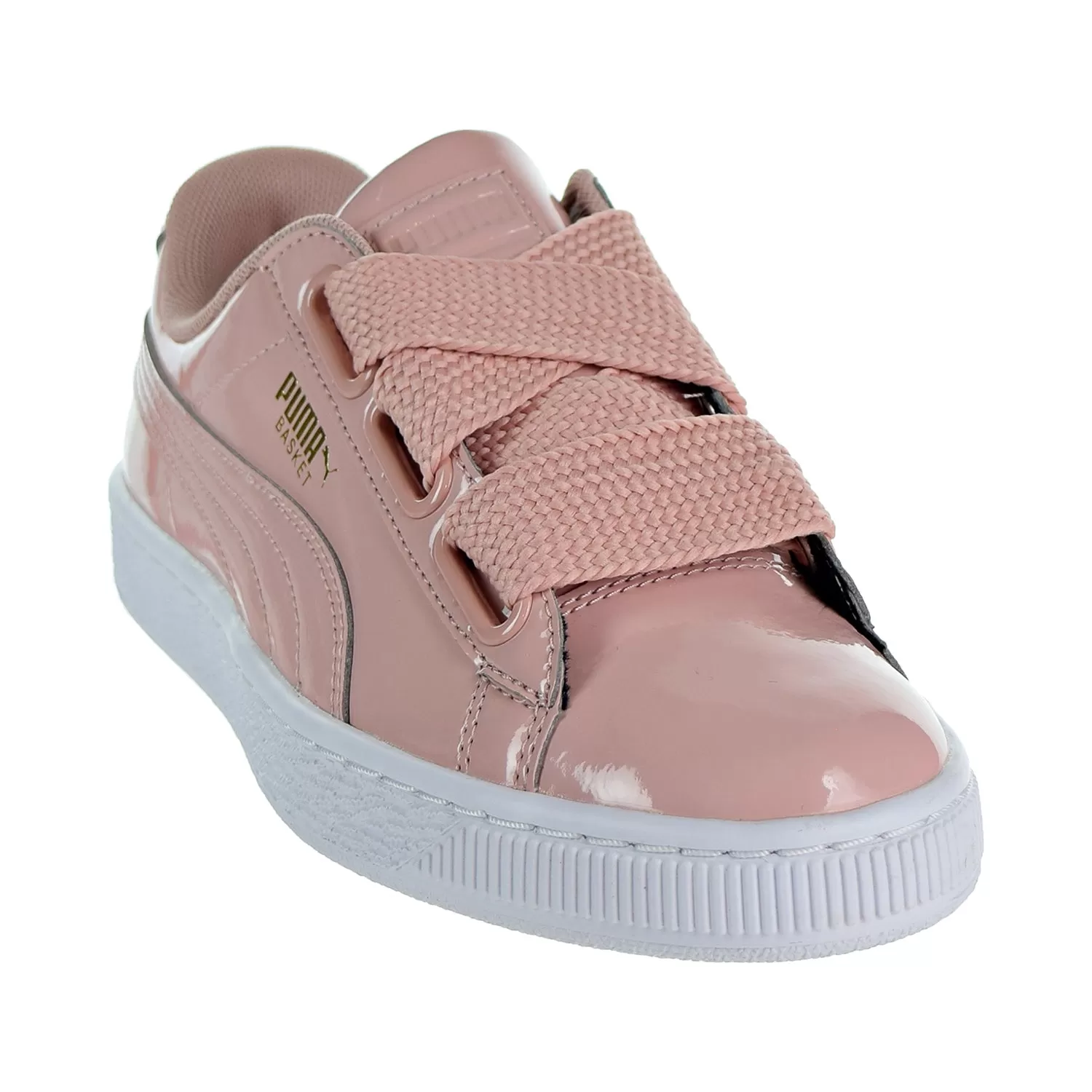 Puma Basket Heart Women's Shoes Peach Beige