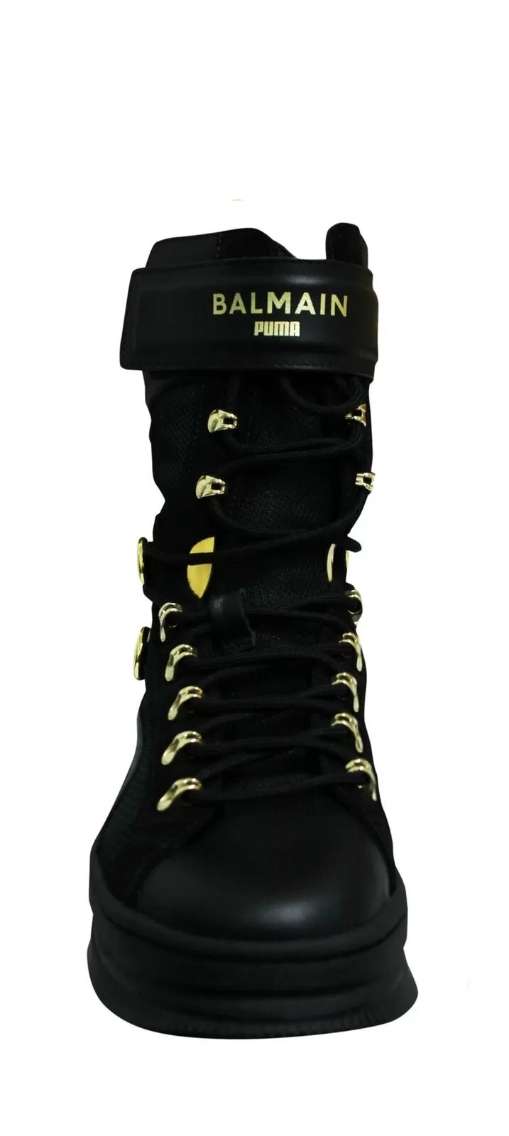 Puma Deva x Balmain Black/Gold Boots - Womens