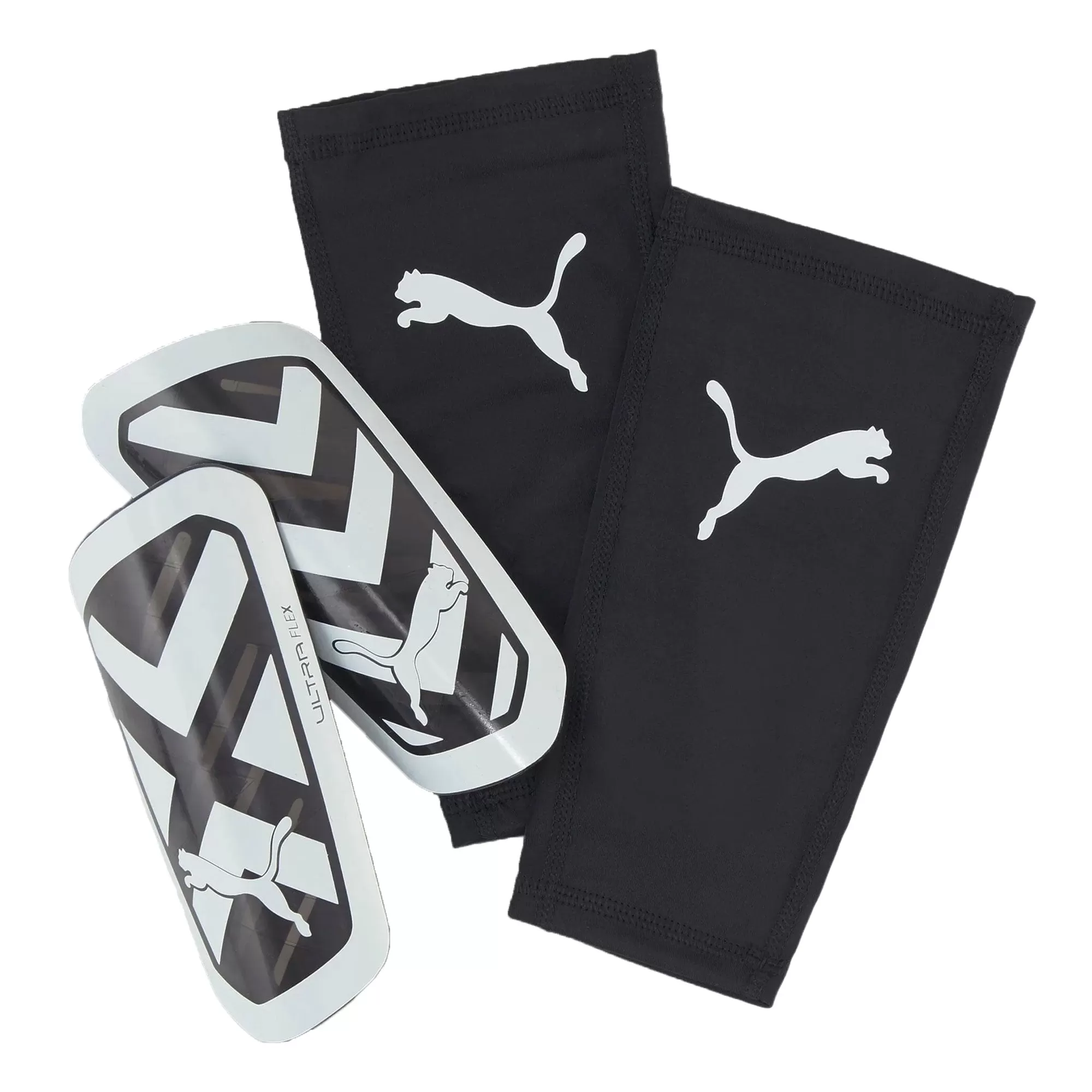 PUMA Ultra Flex Sleeve Shin Guards Black/White