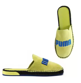 Puma x Fenty Rihanna Espadrille Slide On Sulphur Spring Womens 367685 03 B84C