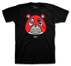 Retro 12 Reverse Flu Shirt - ST Bear - Black