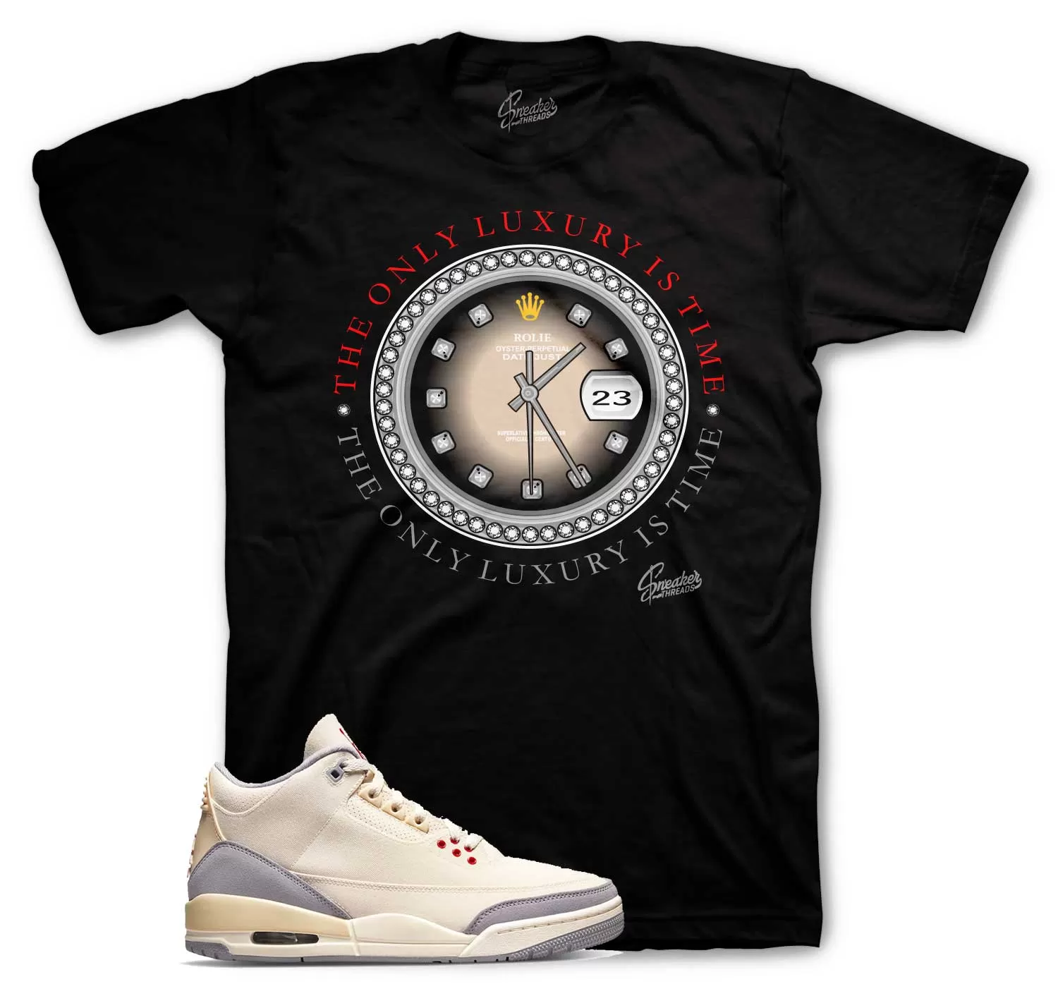 Retro 3 Muslin Shirt - Rolie Time - Black