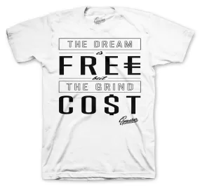 Retro 5 Moonlight Shirt - Cost - White