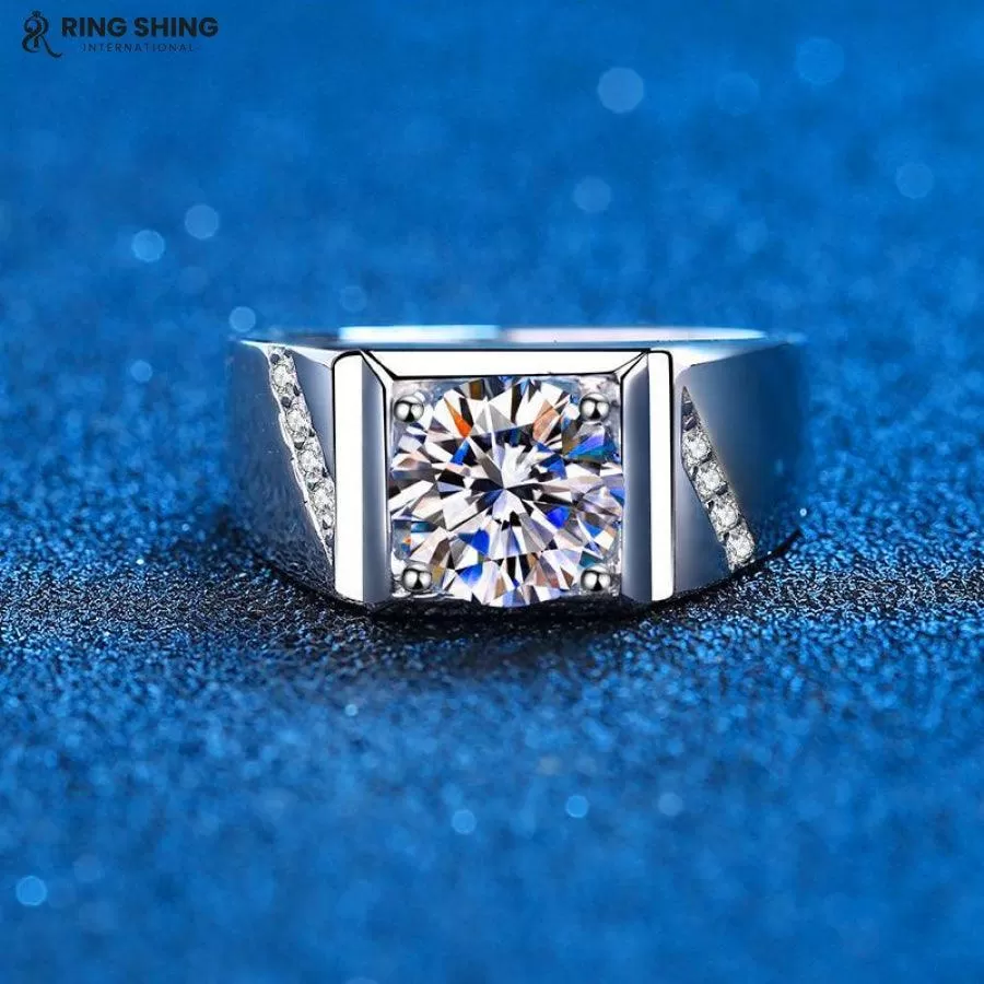 RSR-197: Authentic Moissanite Diamond Ring