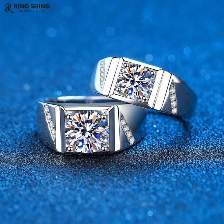 RSR-197: Authentic Moissanite Diamond Ring