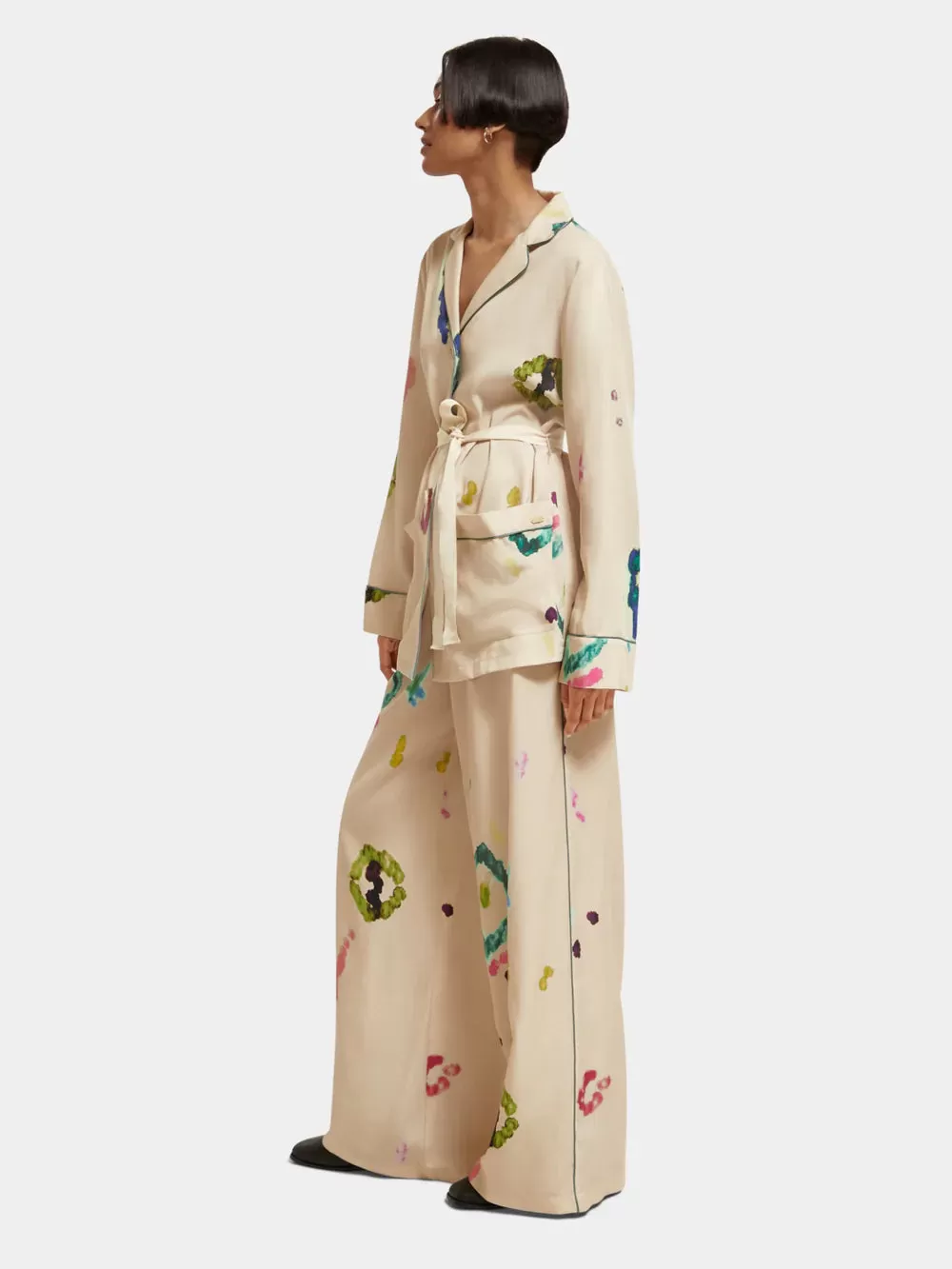 Scotch & Soda Printed Pyjama Blazer