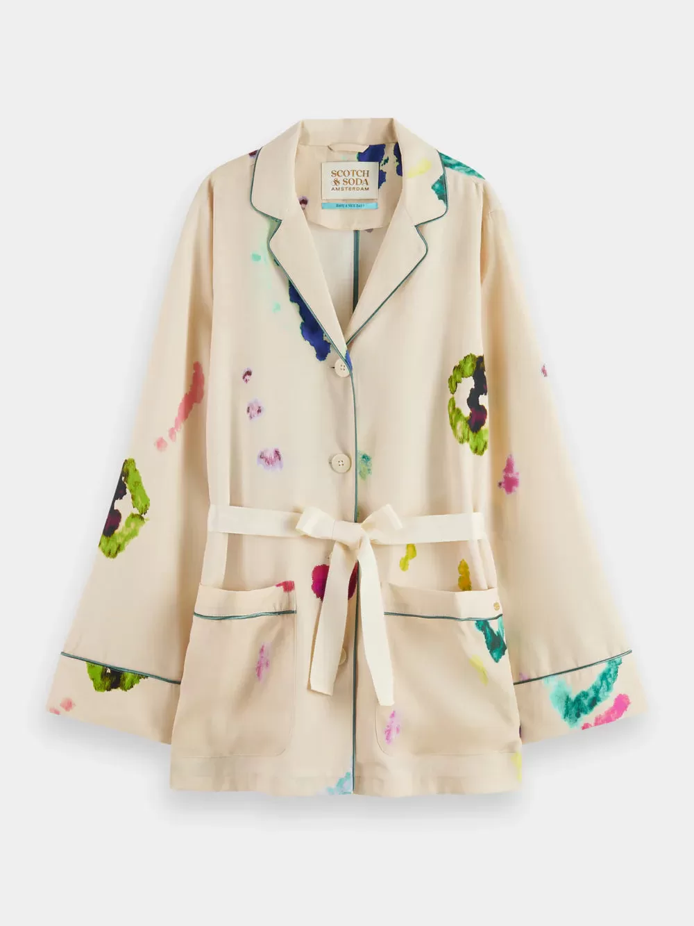 Scotch & Soda Printed Pyjama Blazer