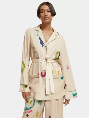 Scotch & Soda Printed Pyjama Blazer