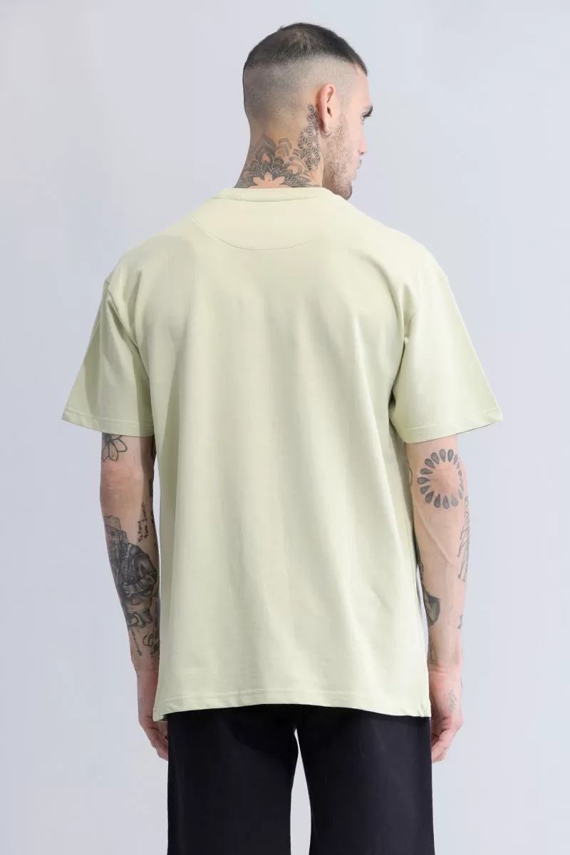 Solitude Pastel Green Oversized T-Shirt