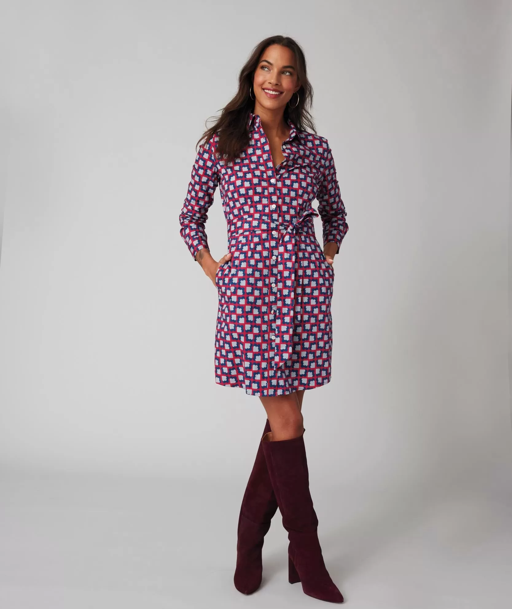 Stretch Cotton Sydney Shirtdress