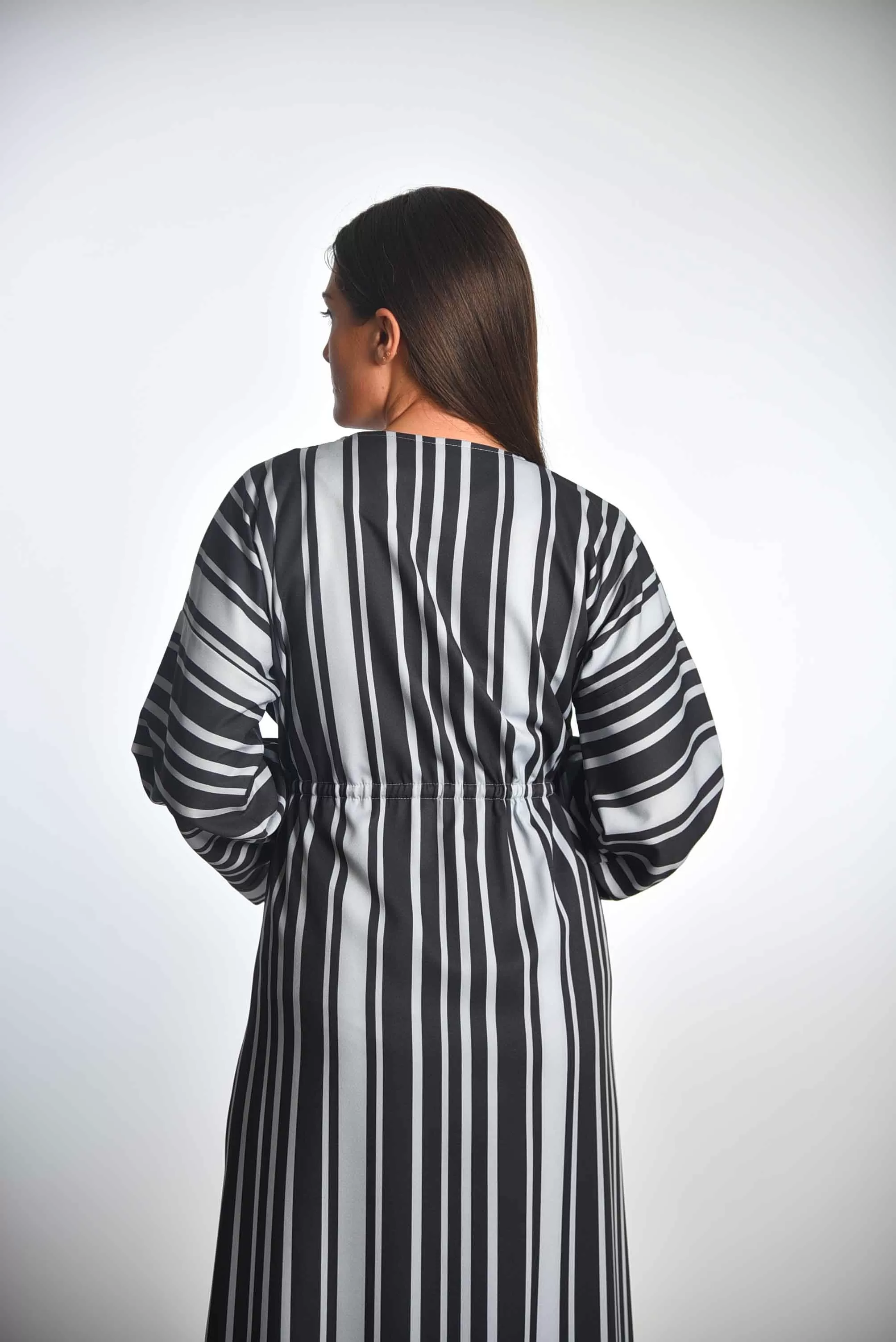 Striped Abaya