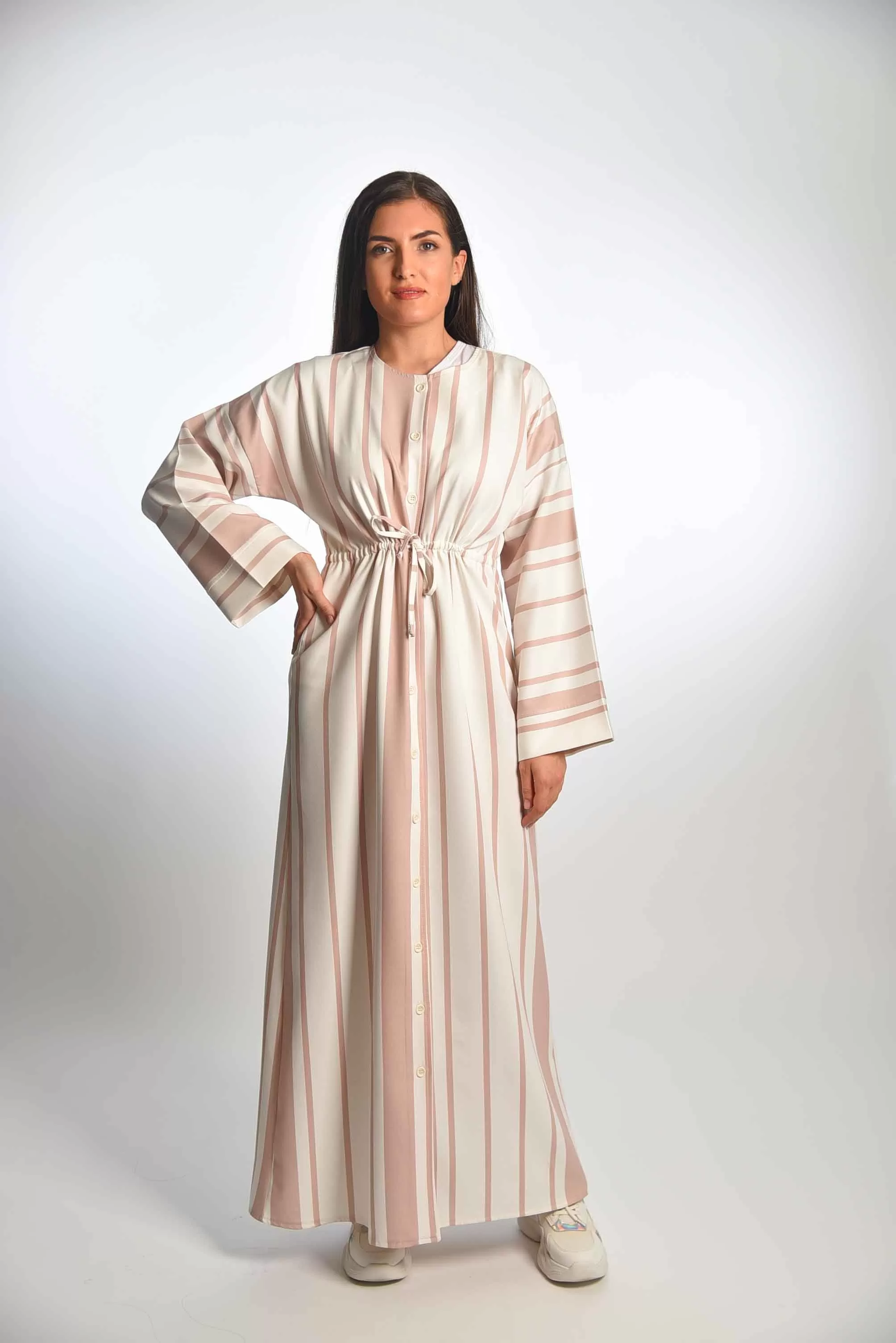 Striped Abaya