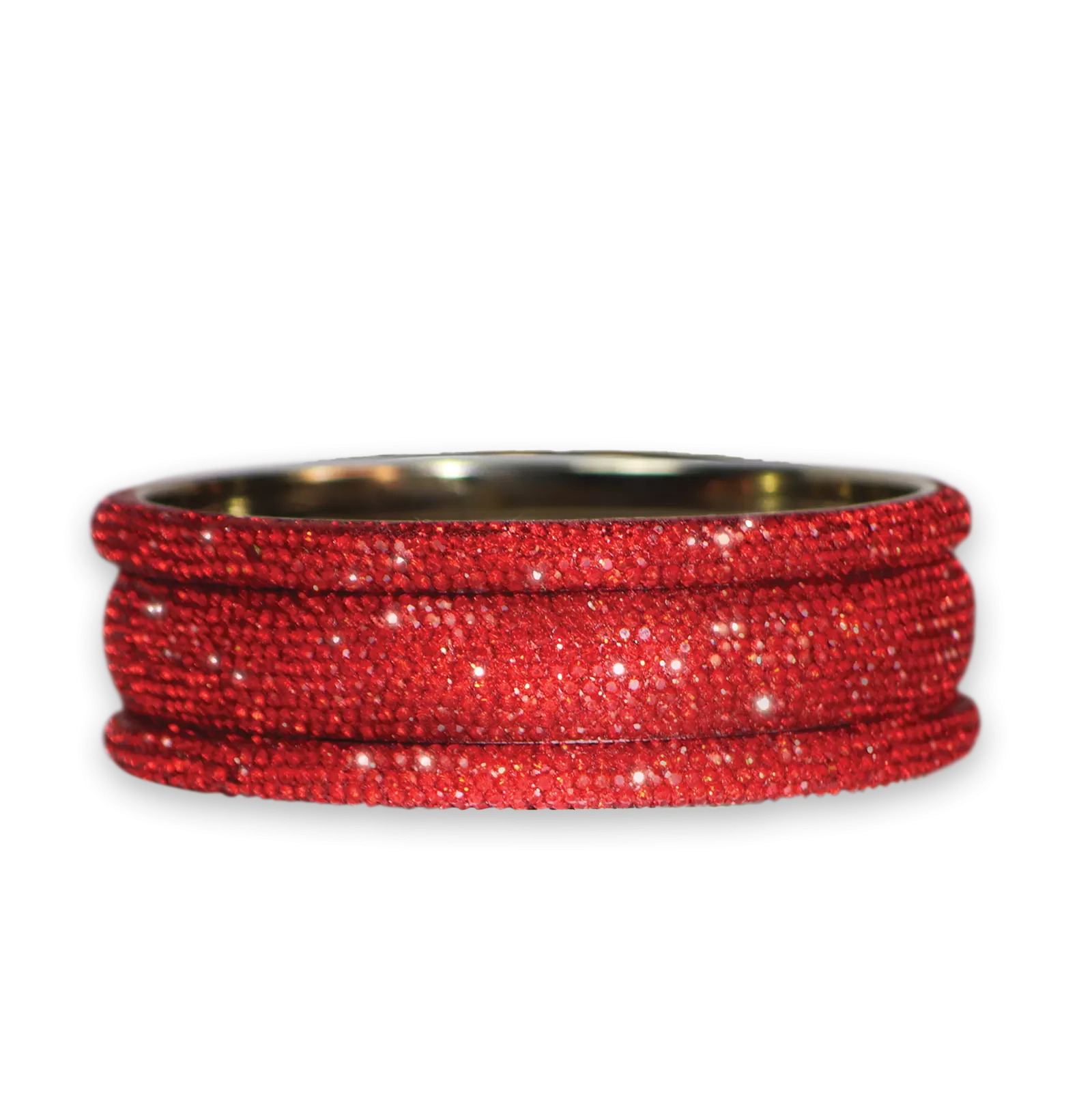 Sundar Bangles  Bollywood Red Crystal