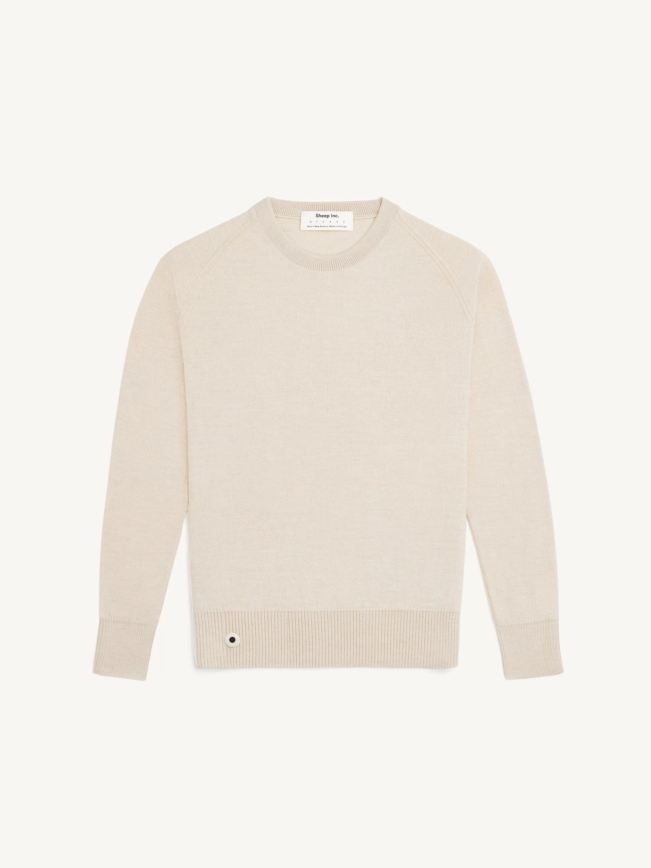 The Crewneck Light - Almond White