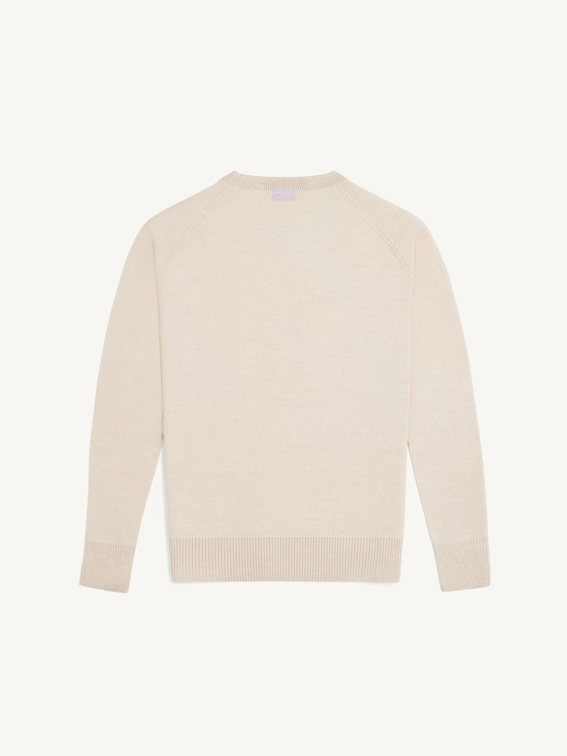 The Crewneck Light - Almond White