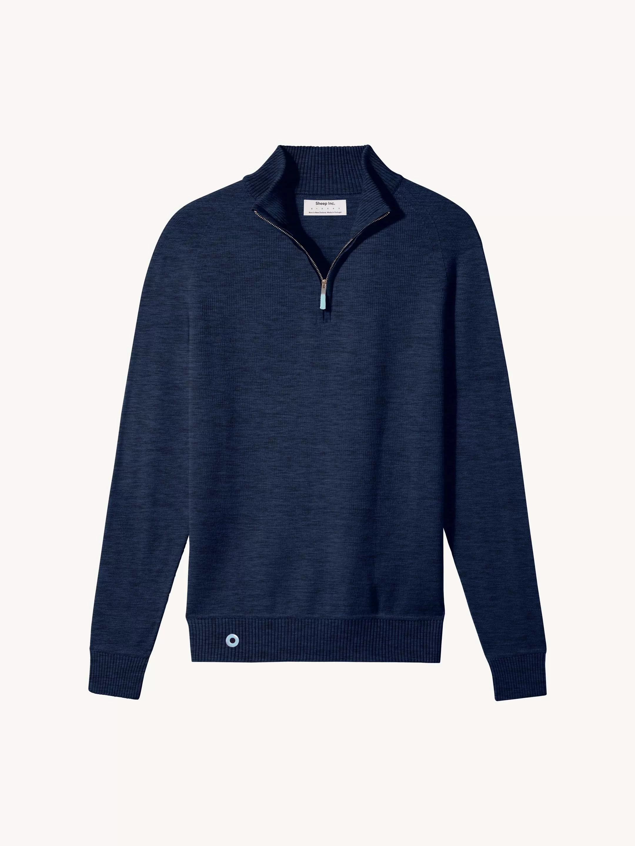 The Half Zip - Pacific Blue