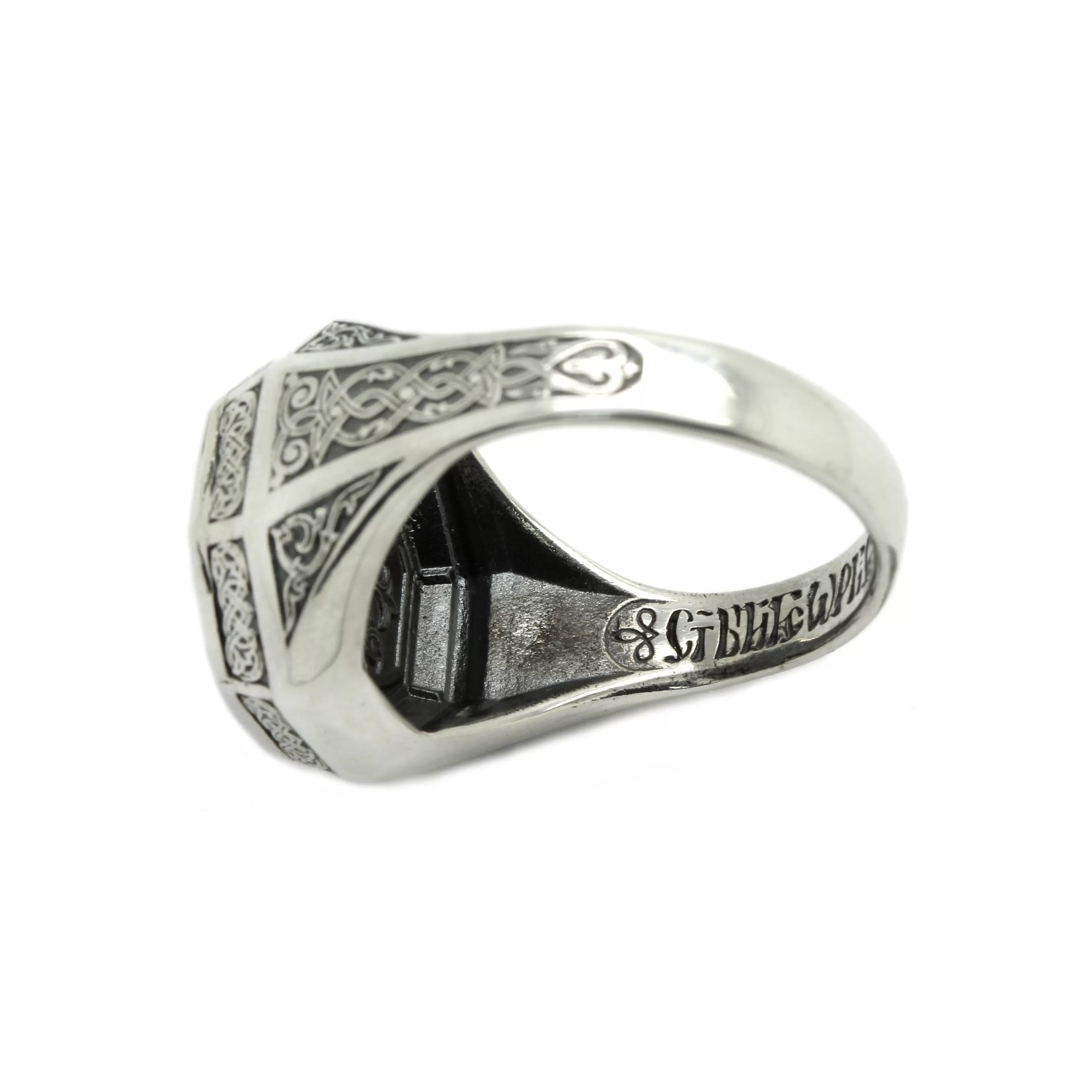 The Saint George the Victorious Archangel Mens Ring Silver 925 SKU: tyt03