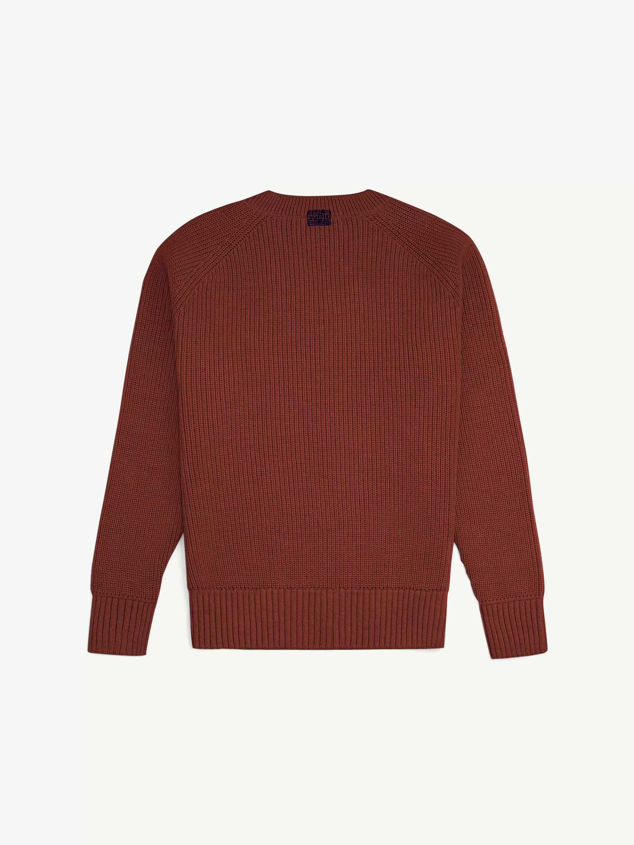 The V-Neck - Clay Red