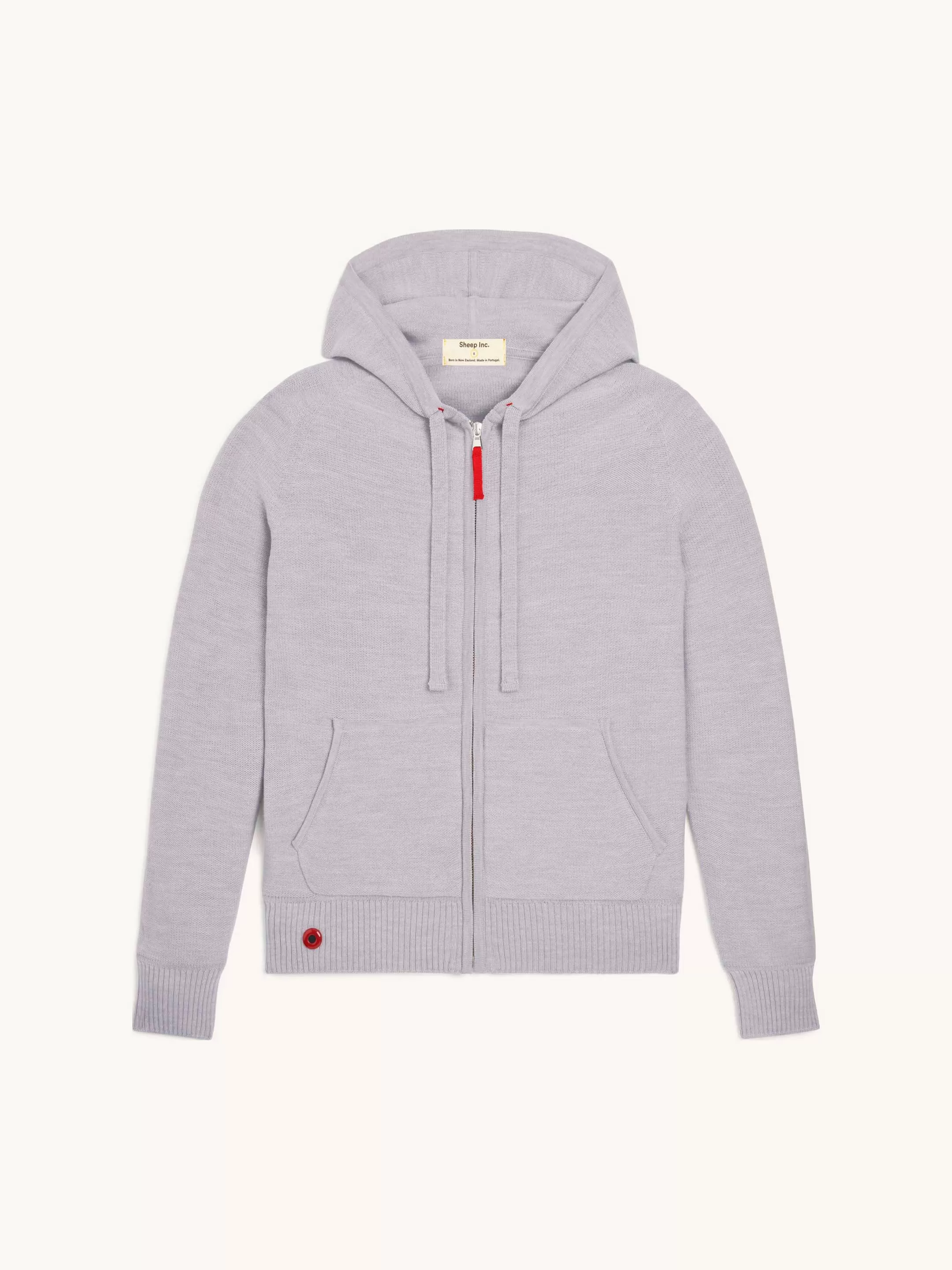 The Zip Hoodie - Moon Grey