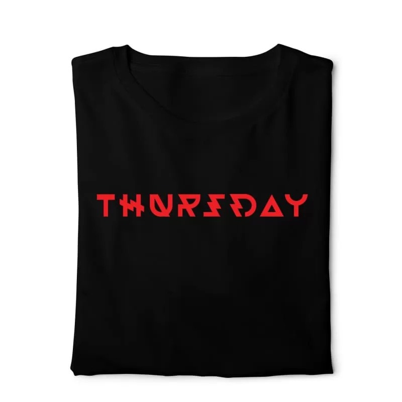 Thursday - Digital Graphics Basic T-shirt Black