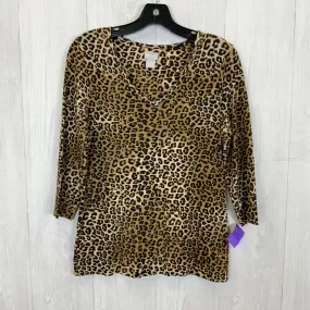 Top 3/4 Sleeve Basic By Chicos  Size: M