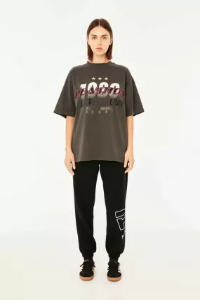 Touring SS Oversized Tee | Dark Shadow