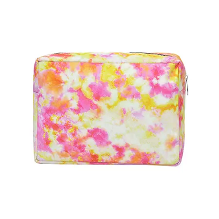 Tropical Tie Dye NGIL Large Cosmetic Travel Pouch