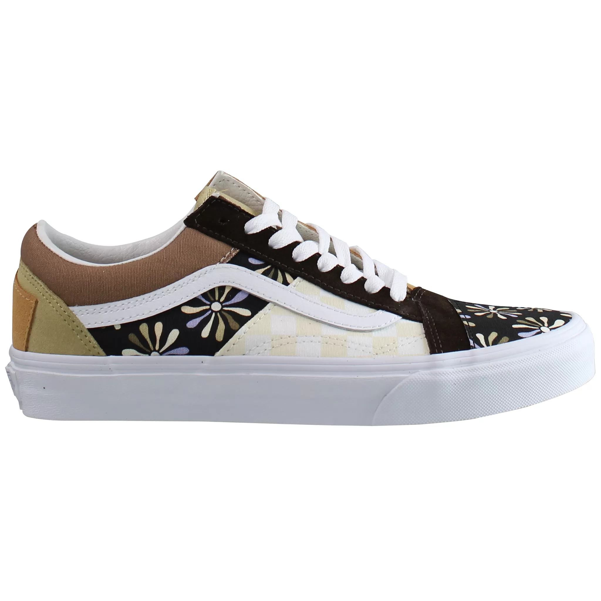 Vans Divine Energy Old Skool Patchwork Brown Womens Shoes